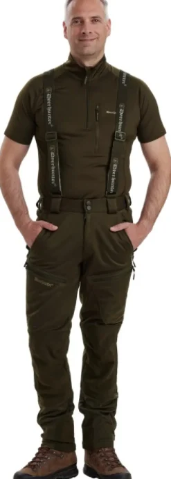 Deerhunter Excape Softshell Trousers metsästyshousut, vihreäruskea