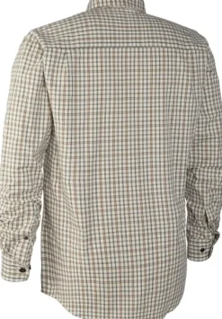 Deerhunter Henry Shirt kauluspaita, vaaleabeige/vihreä