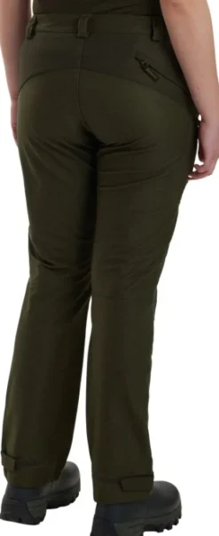 Deerhunter Lady Chasse Trousers naisten metsästyshousut, vihreäruskea