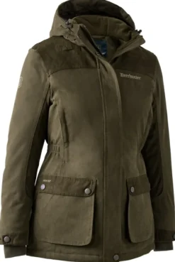 Deerhunter Lady Eagle Winter Jacket naisten metsästystakki, Tarmac Green