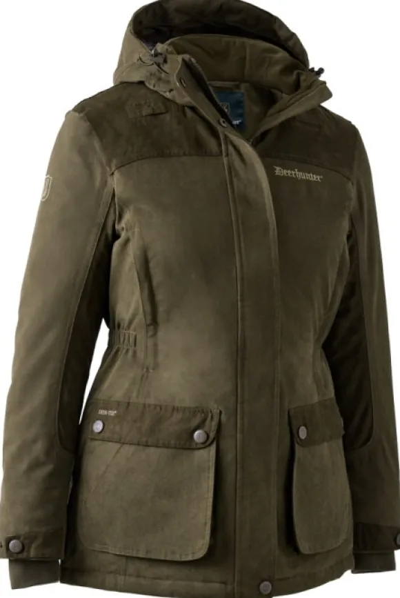 Deerhunter Lady Eagle Winter Jacket naisten metsästystakki, Tarmac Green