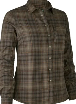 Deerhunter Lady Emery Shirt naisten kauluspaita, vihreä/ruskea