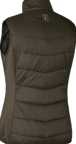 Deerhunter Lady Heat Padded Waistcoat naisten lämpöliivi, ruskea