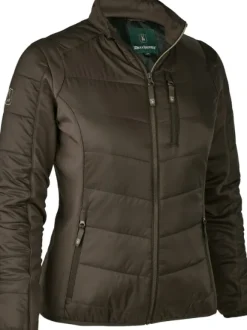 Deerhunter Lady Heat Padded Jacket naisten topattu lämpötakki, ruskea