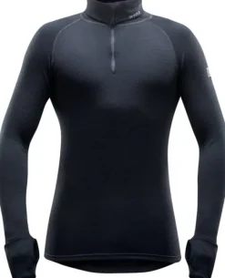 Devold Expedition Man Zip Neck Black