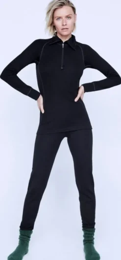 Devold Expedition Woman Long Johns Black
