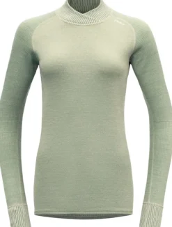 Devold Kvitegga Merino 230 Cross Neck naisten kerrastopaita, Raw White