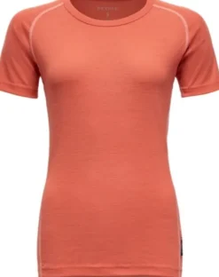 Devold Lauparen Merino 190 Base Tee Woman Coral