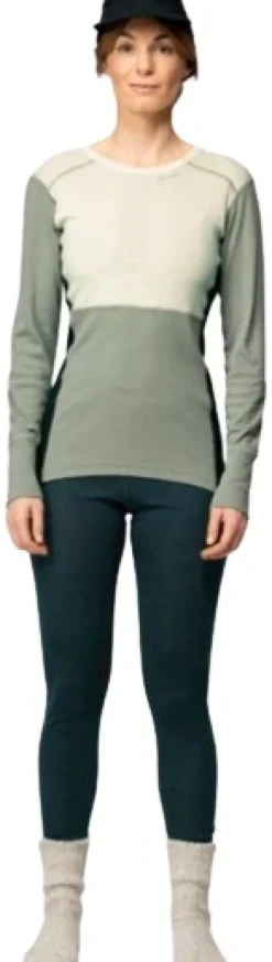 Devold Lauparen Merino 190 Shirt Woman Raw White/Fog/Ink