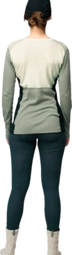 Devold Lauparen Merino 190 Shirt Woman Raw White/Fog/Ink