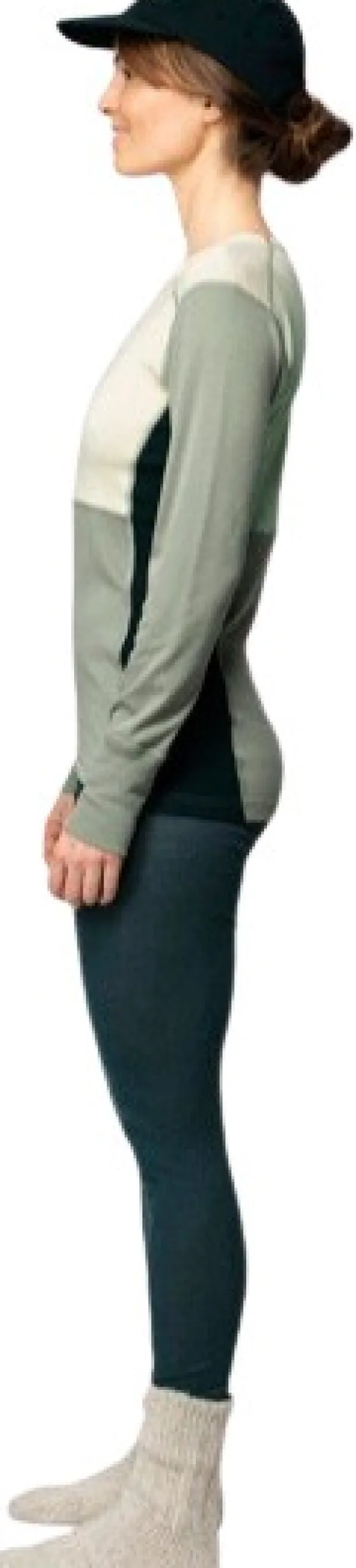 Devold Lauparen Merino 190 Shirt Woman Raw White/Fog/Ink