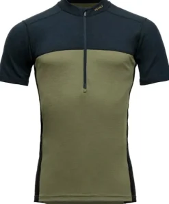 Devold Lauparen Merino 190 Zip Tee Man Ink/Lichen/Black