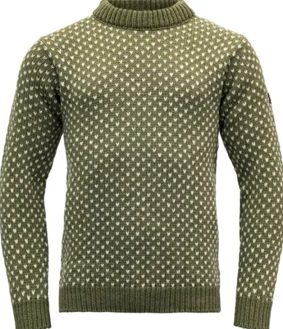 Devold Nordsjø Sweater Crew Neck Unisex Olive
