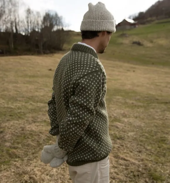 Devold Nordsjø Sweater Crew Neck Unisex Olive