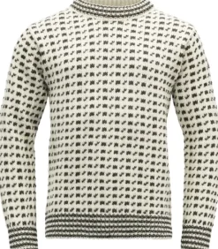 Devold Original Islender Crew Neck Unisex Offwhite/Anthracite