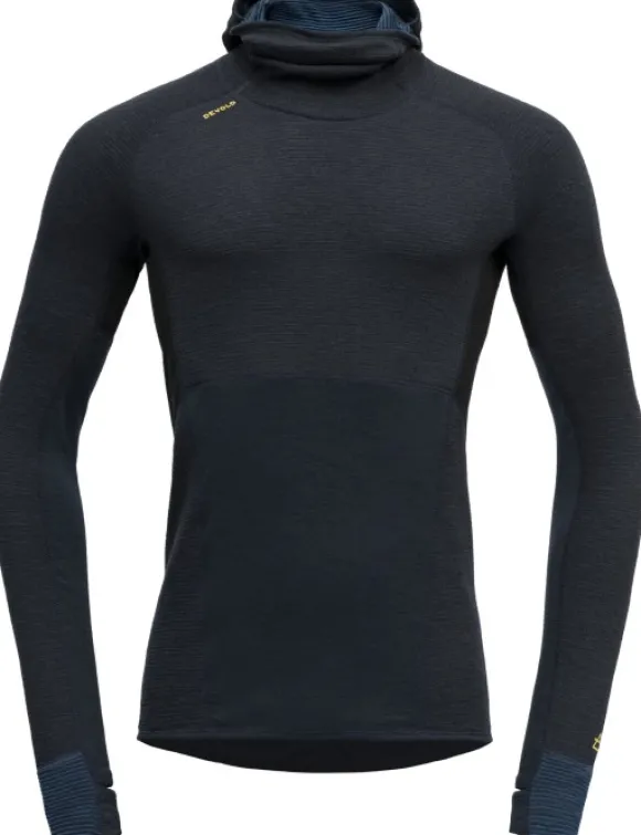 Devold Tuvegga Merino Hoodie + Longs kerrasto, Flood