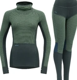 Devold Tuvegga Merino Hoodie + Longs naisten kerrasto, Woods
