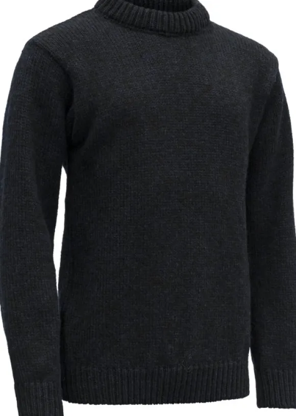 Devold Unisex Nansen Sweater Crew Neck villapusero, tummansininen