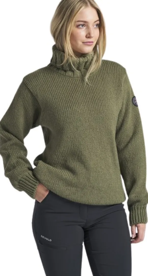 Devold Unisex Nansen Sweater Crew Neck villapusero, tummansininen