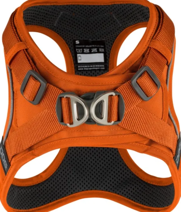 DOG Copenhagen Comfort Walk Go Harness koiran valjaat, S, Orange Sun