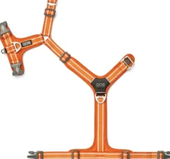 DOG Copenhagen Comfort Walk Air Harness koiran valjaat, S-M, Orange Sun