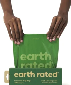 Earth Rated Single Unscented kakkapussit, 300 kpl