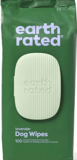 Earth Rated Wipes Lavender kosteuspyyhkeet, 100 kpl