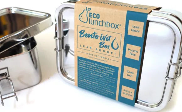 Ecolunchbox Bento Wet Box Rectangle eväslaatikko