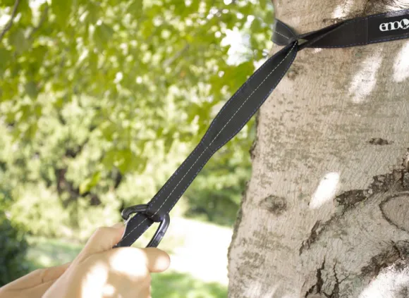 Eno Atlas Suspension System kiinnityshihna riippumatolle, musta