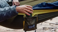 Eno DoubleNest Bluesign kahden hengen riippumatto, tummanharmaa/musta