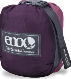 Eno DoubleNest Bluesign kahden hengen riippumatto, violetti/vaalea viininpunainen