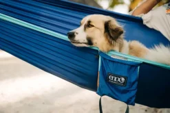 Eno DoubleNest Bluesign kahden hengen riippumatto, tummansininen/vihreä