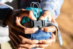 Eno DoubleNest Bluesign kahden hengen riippumatto, tummansininen/vihreä