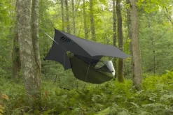 Eno JungleLink Shelter System riippumattosetti, harmaa/vihreä