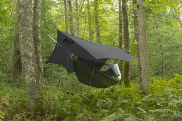 Eno JungleLink Shelter System riippumattosetti, harmaa/vihreä
