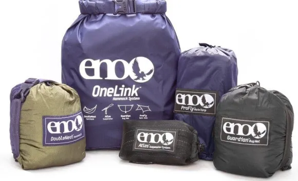 Eno OneLink Shelter System riippumattosetti, sininen/vihreä