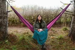 Eno SingleNest Bluesign yhden hengen riippumatto, musta/tummanharmaa