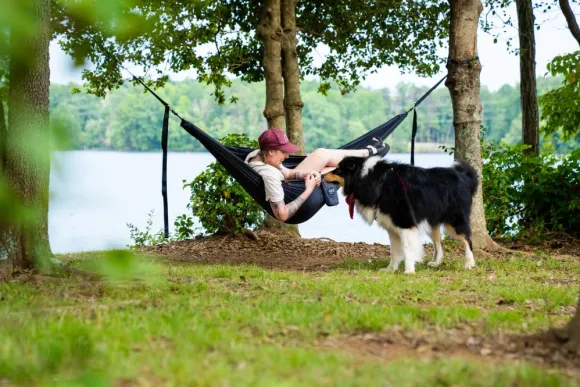 Eno TravelNest Hammock + Straps Combo riippumatto ja kiinnitysjärjestelmä, petrooli