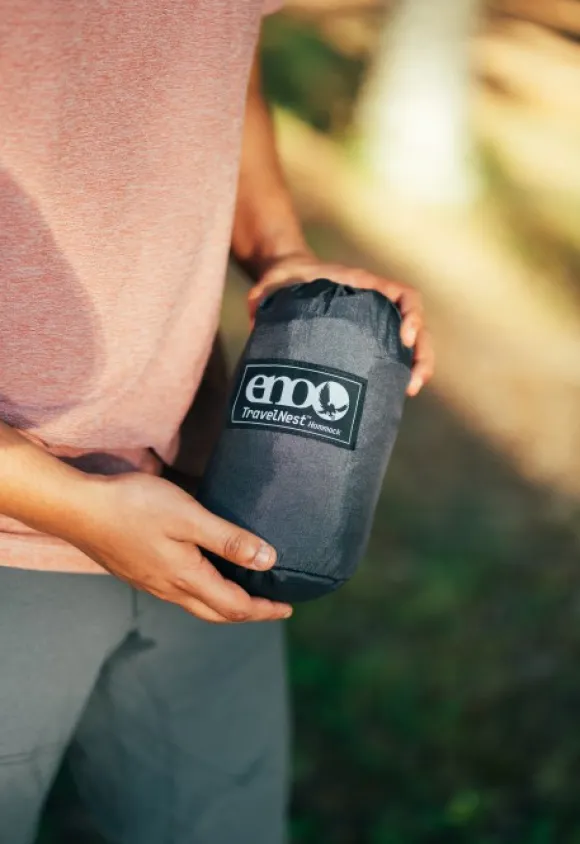 Eno TravelNest Hammock + Straps Combo riippumatto ja kiinnitysjärjestelmä, petrooli