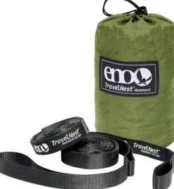 Eno TravelNest Hammock + Straps Combo riippumatto ja kiinnitysjärjestelmä, vihreä