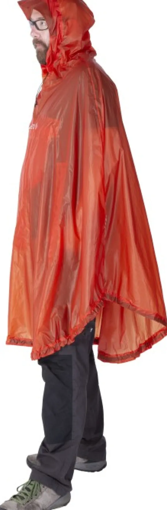 Exped Bike + Hike Poncho UL sadeviitta, Dark Lava