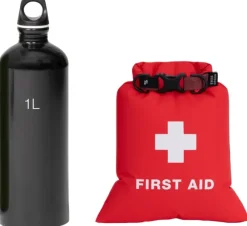 Exped Drybag First Aid 5 suojapussi EA-tarvikkeille, Chili