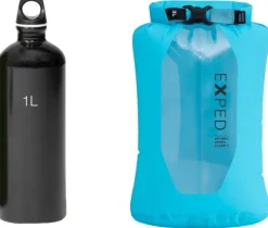 Exped Drybag Versa Clear 3 kuivapussi, Cyan