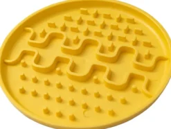 Fiboo Lollipop Mini ruokamatto, 13 cm, keltainen