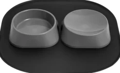 Fiboo ruokakulhomatto, 32 x 32 cm, harmaa