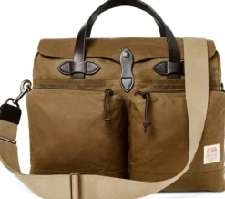 Filson 24 Hour Tin Briefcase Dark Tan