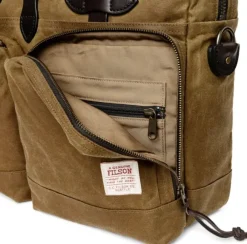 Filson 24 Hour Tin Briefcase Dark Tan