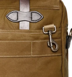 Filson 24 Hour Tin Briefcase Dark Tan