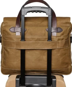 Filson 24 Hour Tin Briefcase Dark Tan