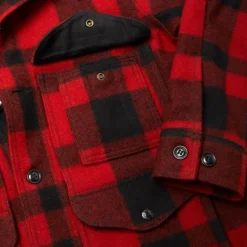 Filson Mackinaw Cruiser takki, Red/Black Plaid